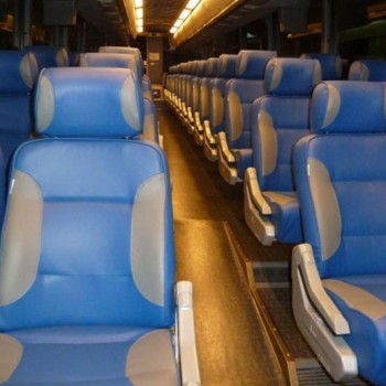 bus interior leather