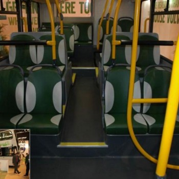 bus seats leather