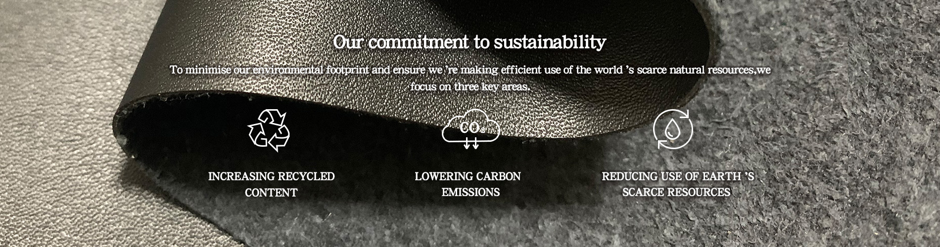 sustainability recycled leatherb