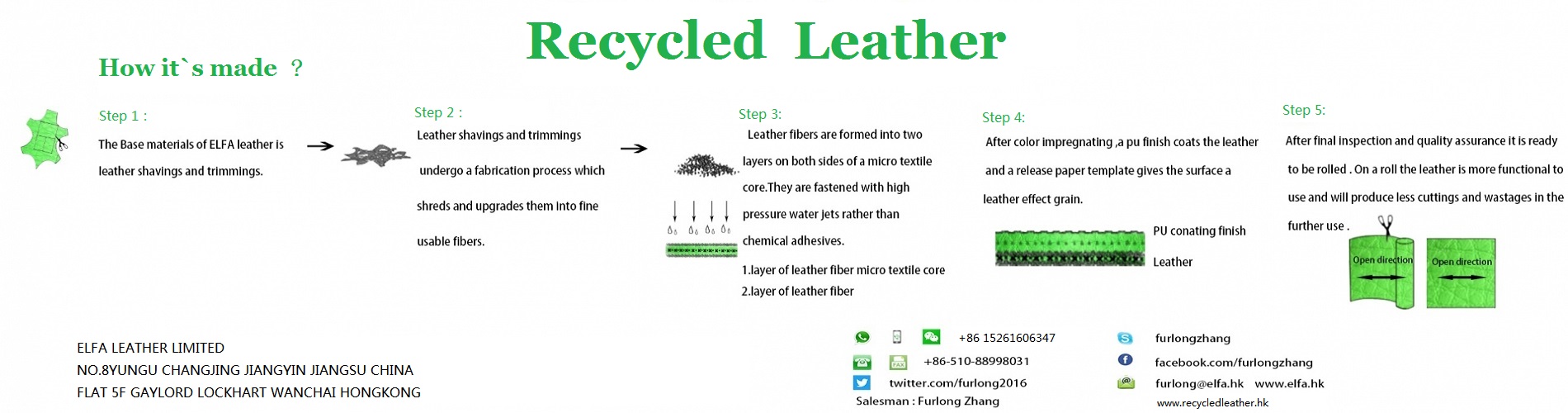 recycled leather firm